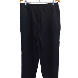 NWT Quince European Linen Pants Black sz L
